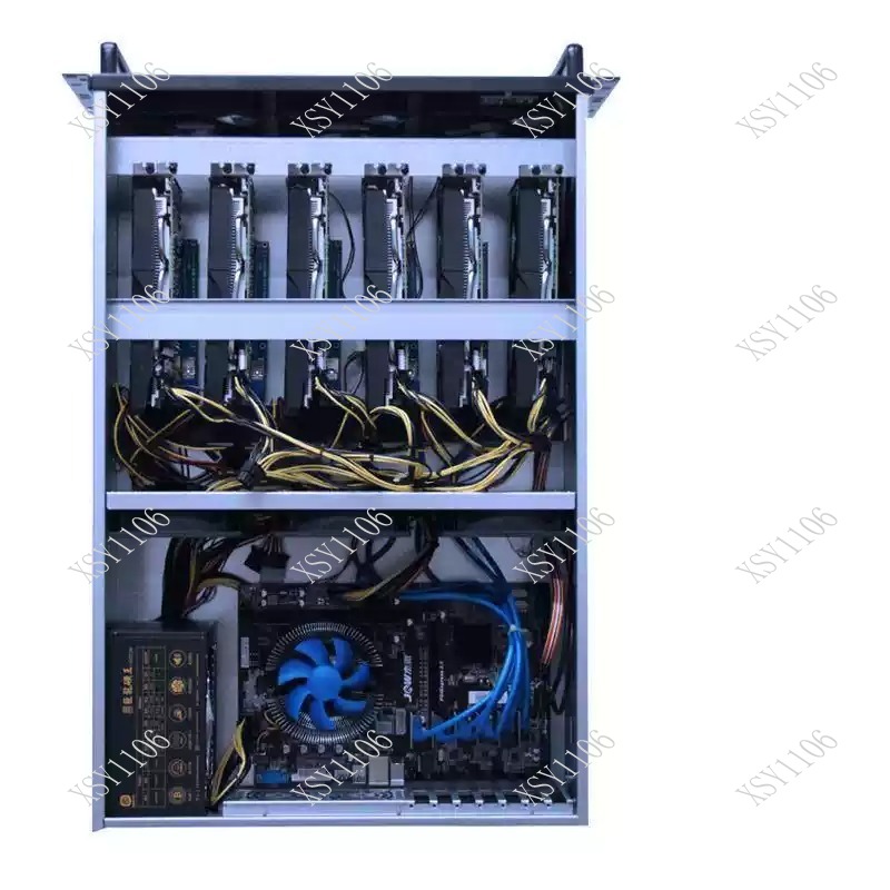 6/8 Card 4U ATX Industrial Con - 8 Gpu 4U Server Chassis ulasan dan harga