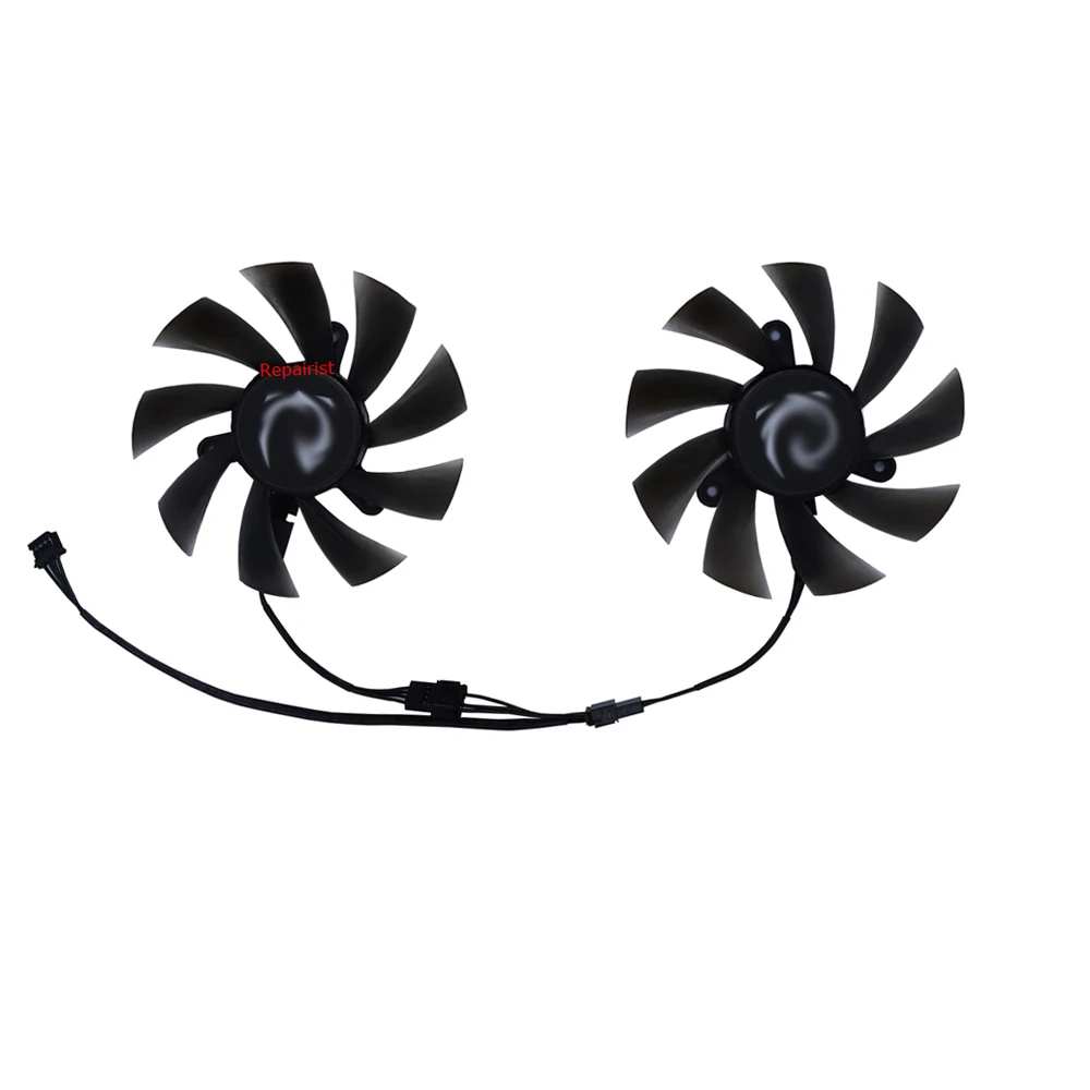 2Pcs/Set,Graphics Card Fan,GPU - Rx 580 8Gb 2048Sp Gpu ulasan dan harga