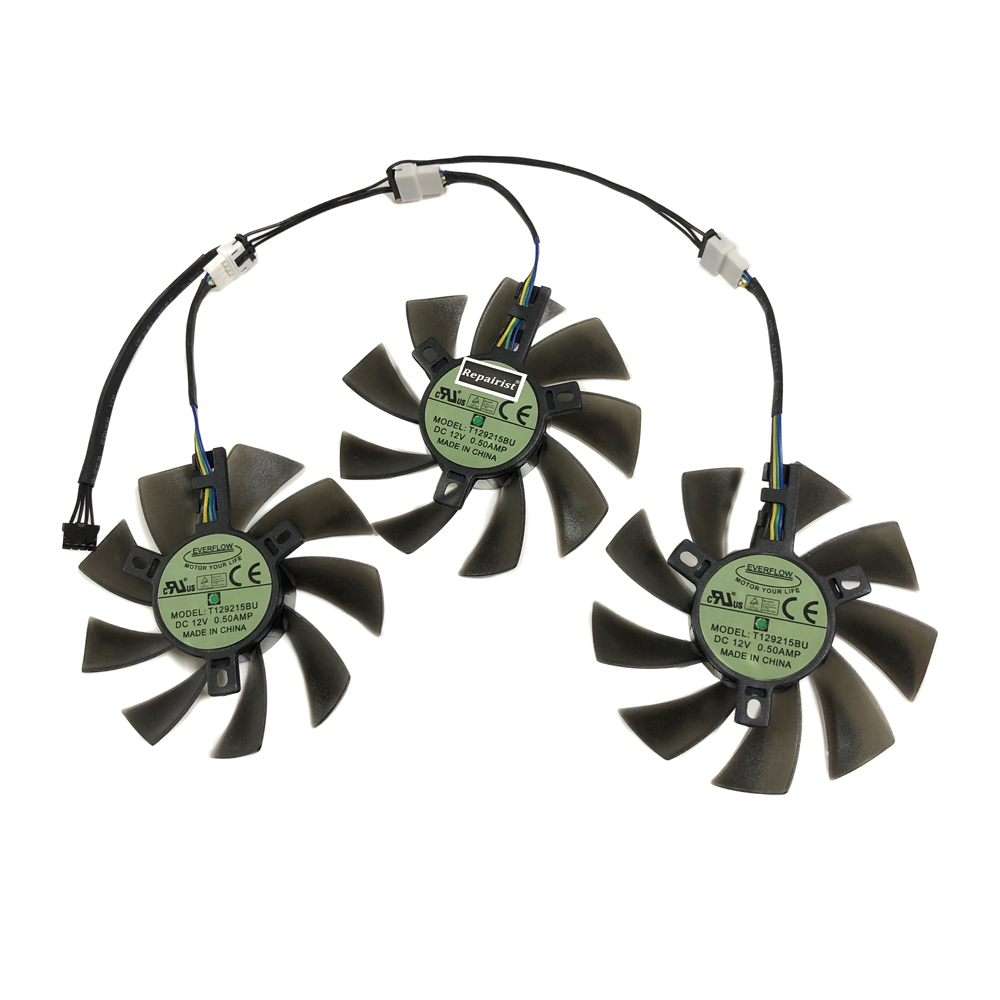 3Pcs/Set,DIY Cooler,T129215BU, - Rx 5700 Xt 8Gb Video Card ulasan dan harga